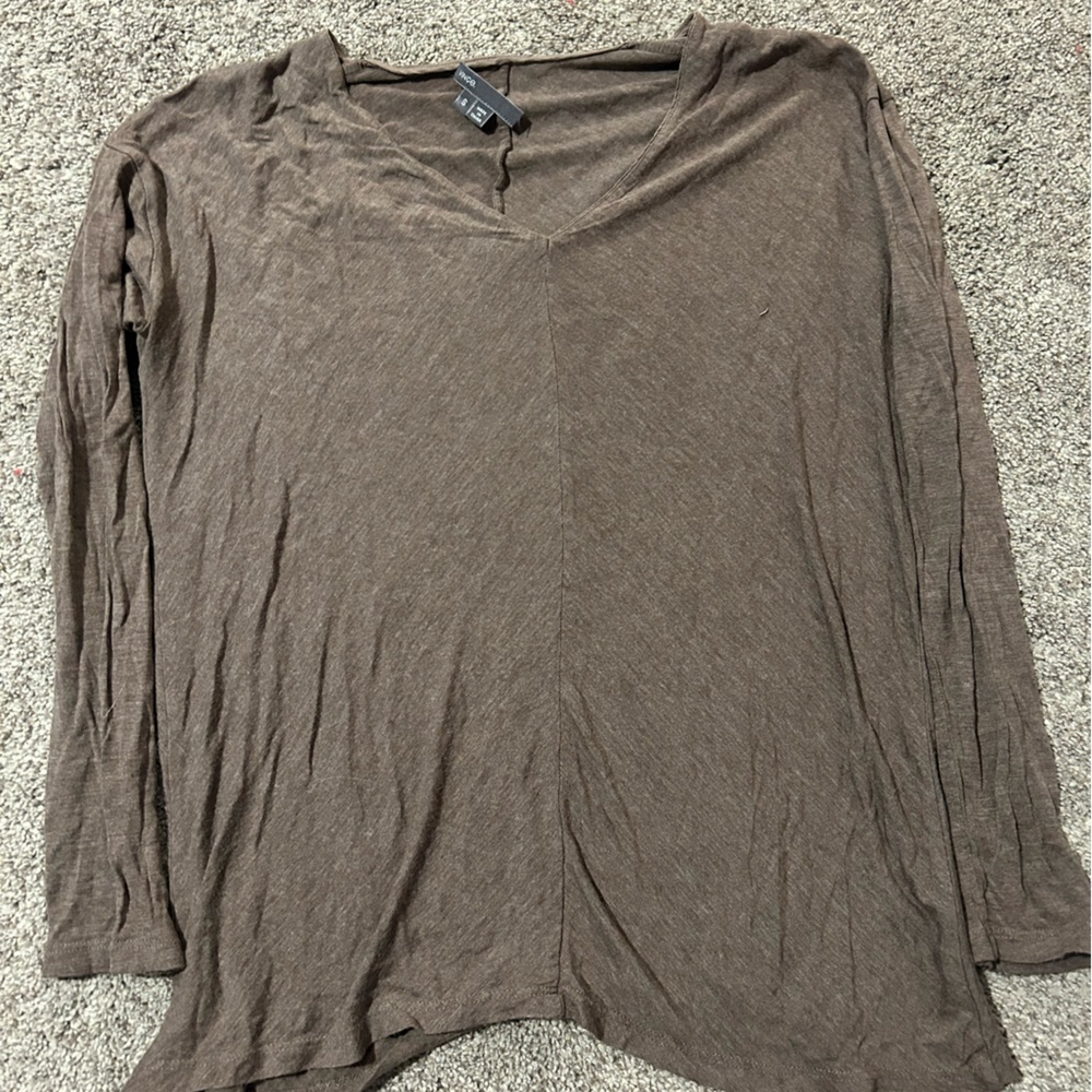 Vince Light Brown Flowy Top